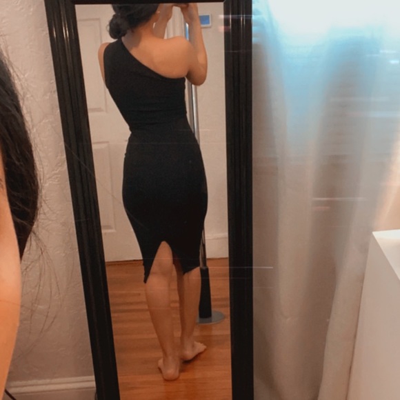 One shoulder midi dress - Picture 2 of 5